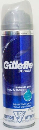 GILLETTE SHAVING GEL SENS SKIN 7OZ 198G
