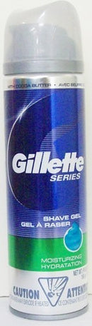 GILLETTE SHAVING GEL MOISTURE 7OZ 198G