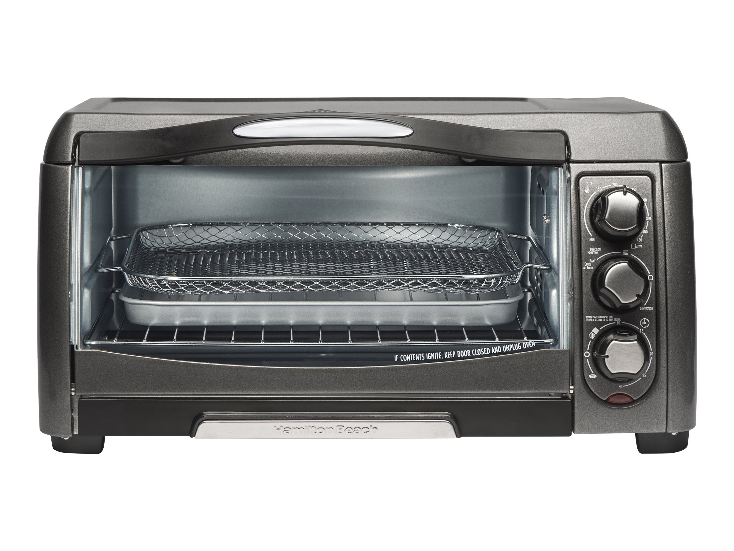 Hamilton Beach 31116PS Proctor 4 Slice Toaster Oven Refresh White Broi