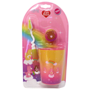 Care Bears Kids T/B W/ Cap & Cup Pink Soft/12x2