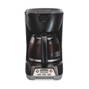 Proctor Silex easy fill compact 12 cup (black) coffee maker (43672PS)