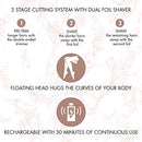 Conair For Her LWD8770RC Ladies Grooming Wet Dry Shaver