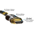 QualGear 10 Feet High Speed HDMI Premium Certified 2.0b cable with 24K Gold Plated Contacts, Supports 4K Ultra HD, 3D, 18Gbps, Audio Return Channel,100% OFC Copper, Ethernet (QG-PCBL-HD20-10FT)