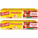 GLAD CLINGWRAP 300M W/ SLIDECUTTER(B)/R9 ()