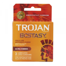 TROJAN 3CT ECSTASY ULTRA RIBBED/48 ()