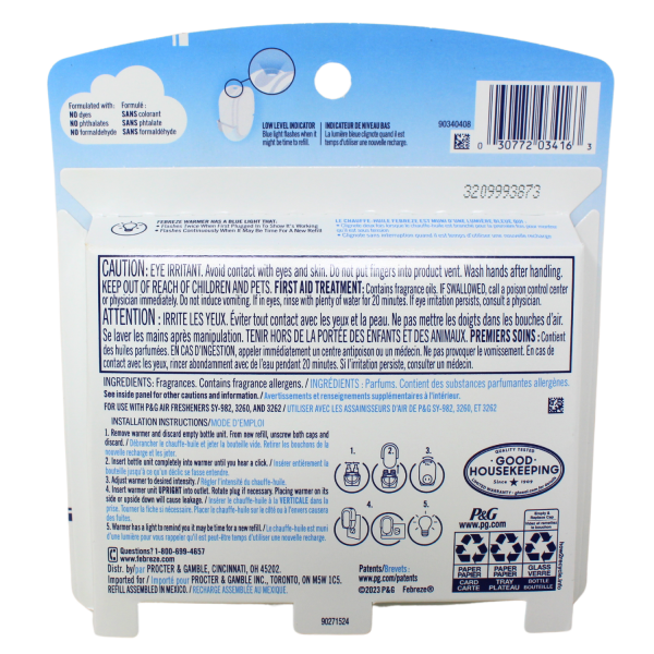FEBREZE PLUG REFILL 2CT 52ML CRANBERRY TART/6 ()