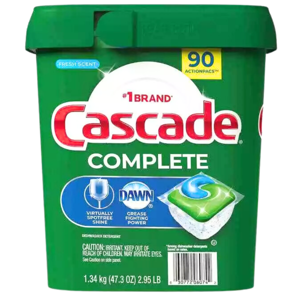 Cascade Actionpacs 90ct Complete Fresh/R