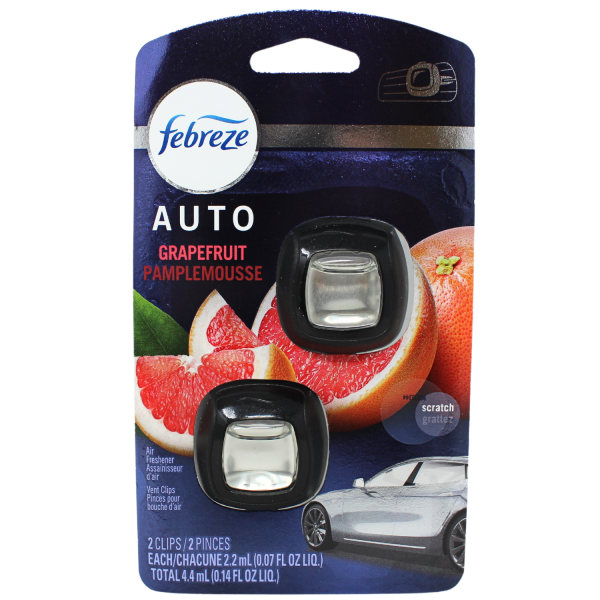 Febreze Car A/F 2ct X 2ml Grapfruit/8