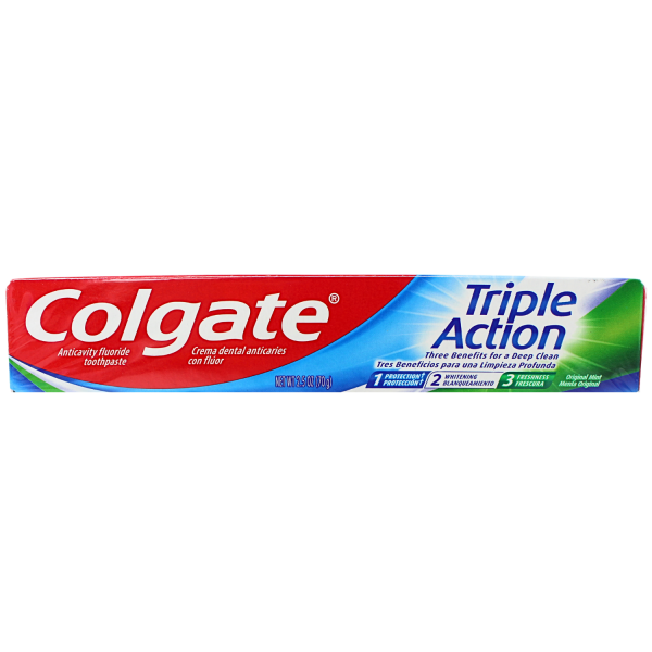 COLGATE T/P 70G TRIPLE ACTION ORIGINAL MINT/24 ()