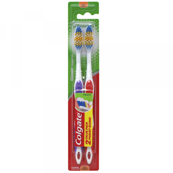 Colgate T/B Soft 2ct Classic Clean/36