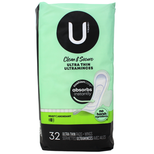 U BY KOTEX CLEAN & SECURE 32CT ULTRA THIN/6 ()