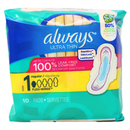 ALWAYS ULTRA THIN 10CT REGULAR/12 ()