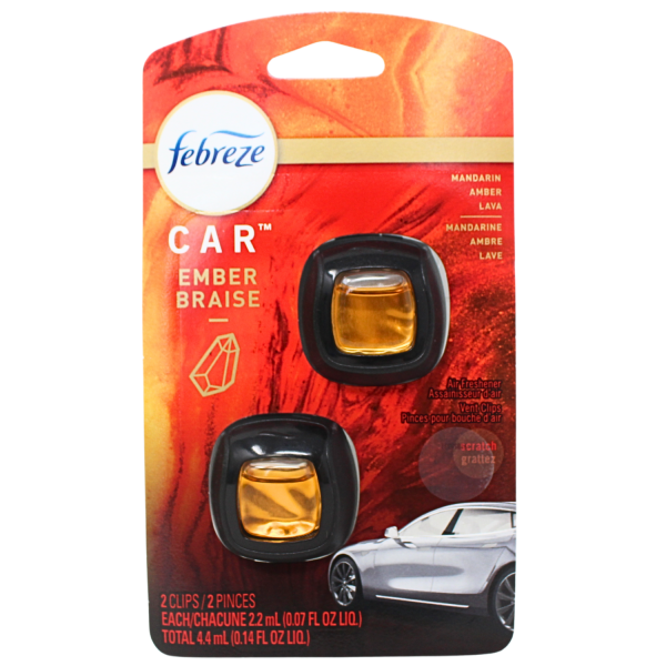 Febreze Car 2ct 4.4ml Ember/8