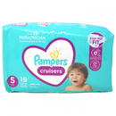 PAMPERS DIAPERS 19CT SIZE 5 JUMBO/4 ()