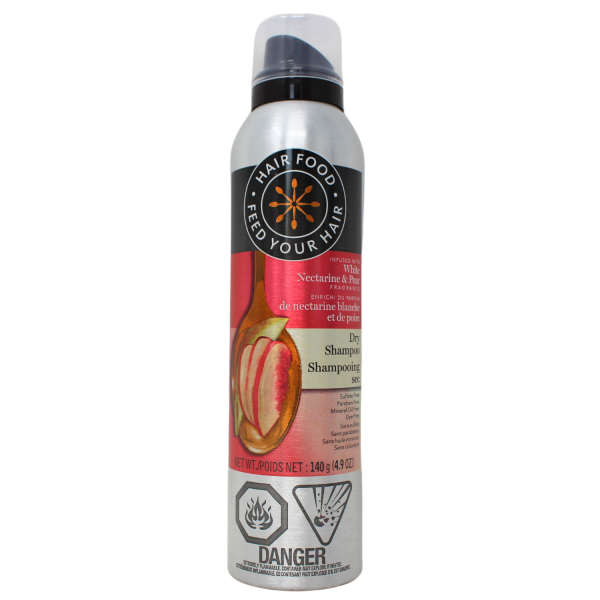 HAIR FOOD DRY SHAMP 140G WHITE NECTARINE & PEAR (B) /12 ()