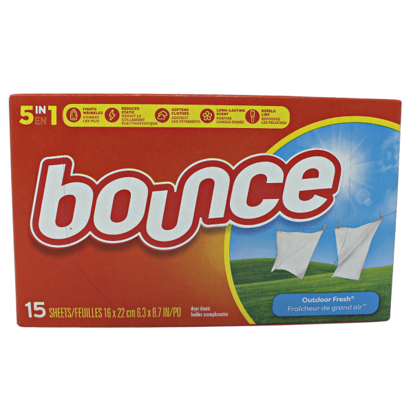 Bounce F/S 15ct Sheets Outdoor Fresh (B)/15