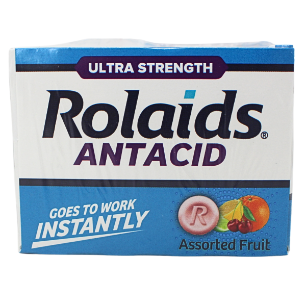 ROLAIDS 12 ROLLS CHEWABLE TABLETS ASSORTED FRUIT/24 ()