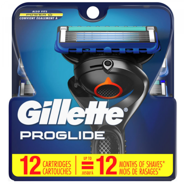 GILLETTE FUSION5 PROGLIDE 12CARTS/3 ()
