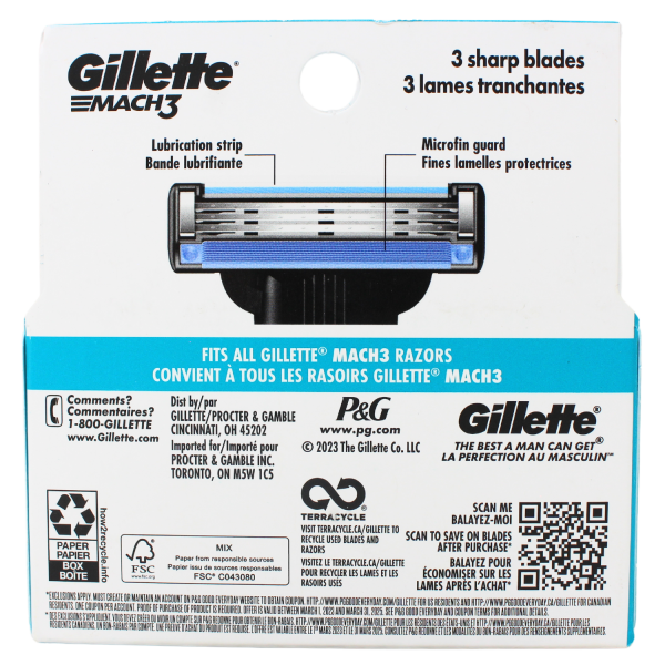 GILLETTE MACH 3 5CARTS/3 ()