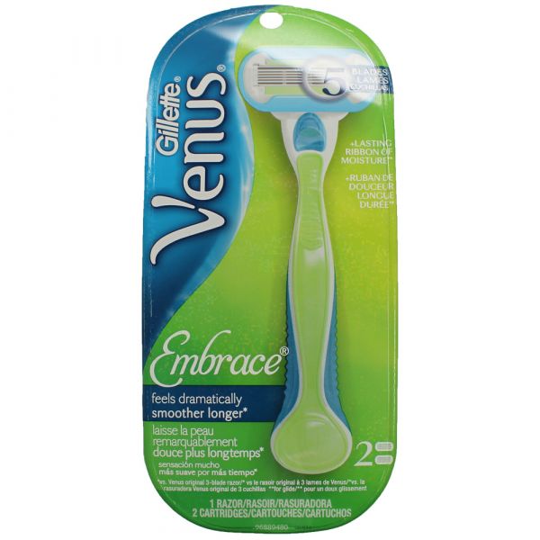 GILLETTE VENUS EMBRACE 1RZR+2CARTS/6 ()