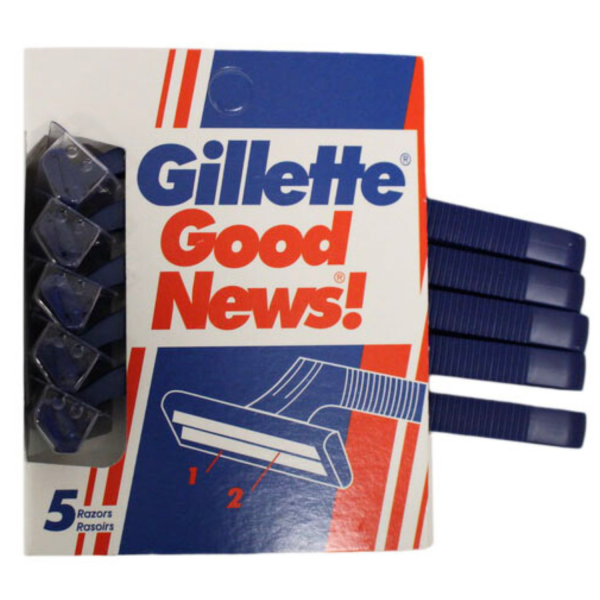 Gillette Good News 5ct Dispo Rzr/252