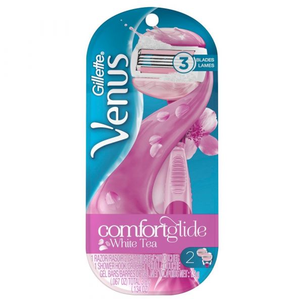GILLETTE VENUS WHITE TEA 1RZR+2CARTS+1SHWR HK/6 ()