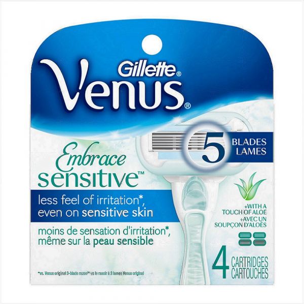 GILLETTE VENUS SENSITIVE DULUX SMOOTH 4CARTS/3 ()