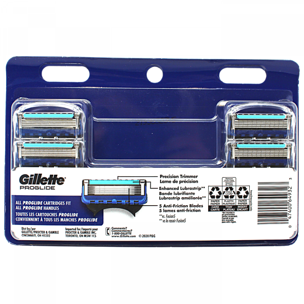 Gillette Fusion5 Proglide 12carts Carded/3