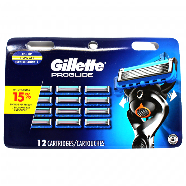 GILLETTE FUSION5 PROGLIDE 12CARTS CARDED/3 ()