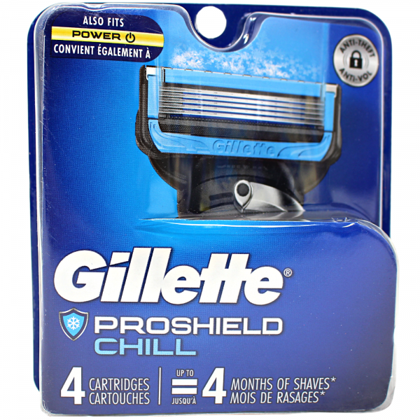 GILLETTE FUSION5 PROSHIELD CHILL 4CARTS/3 ()