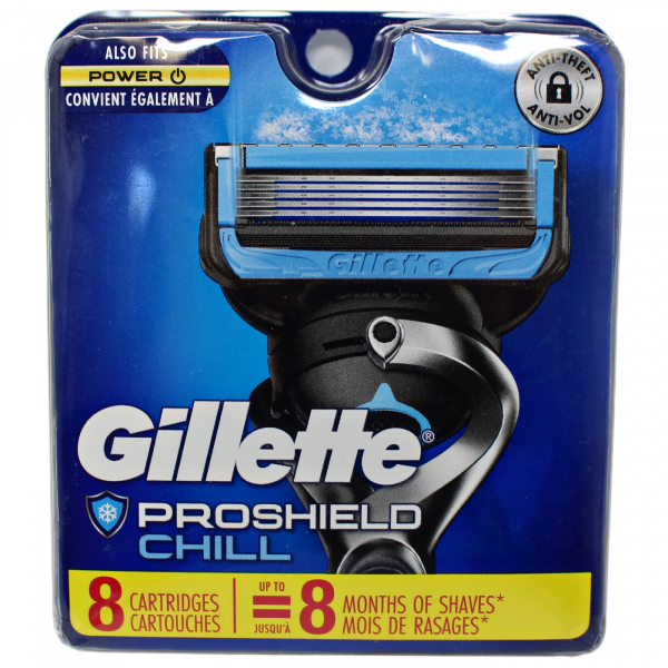 GILLETTE FUSION5 PROSHIELD CHILL 8CARTS/3 ()