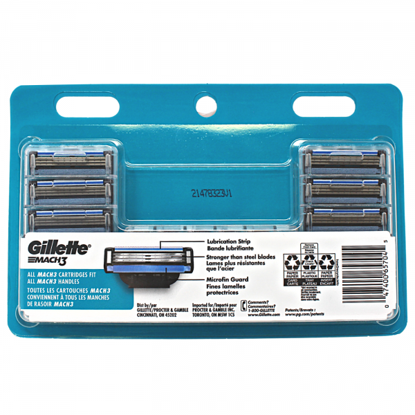 GILLETTE MACH 3 15CARTS CARDED/3 ()