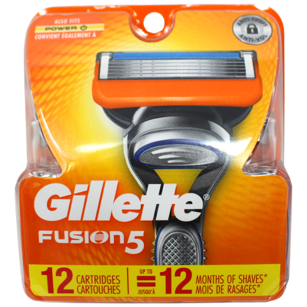 GILLETTE FUSION5 12CARTS/36 ()