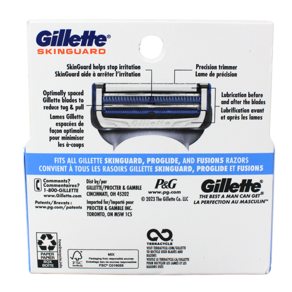 GILLETTE SKIN GUARD 4CARTS/3 ()