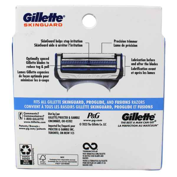 GILLETTE SKIN GUARD 8CARTS/3 ()