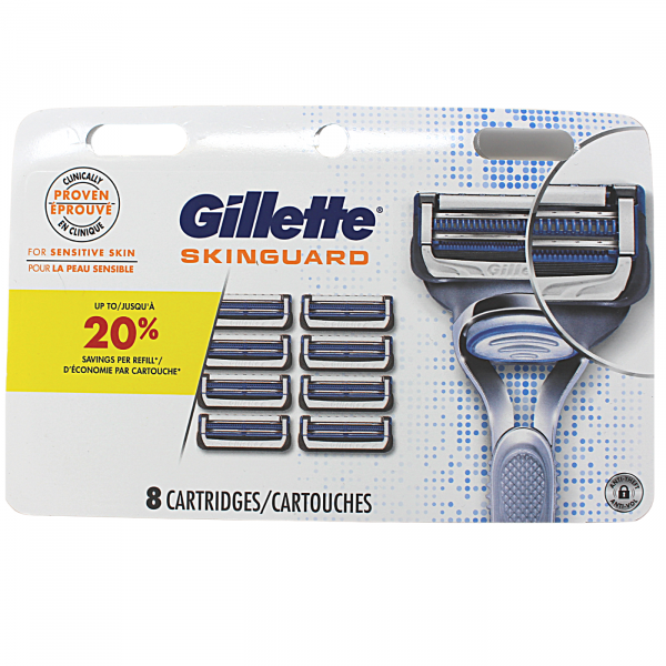 GILLETTE SKIN GUARD 8CARTS CARDED/3 ()