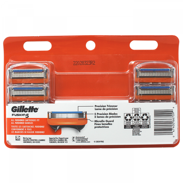 GILLETTE FUSION5 8CARTS CARDED/3 ()