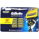 GILLETTE FUSION5 PROSHIELD 8CARTS CARDED/3 ()