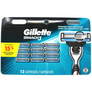Gillette Mach 3 12carts Carded/3