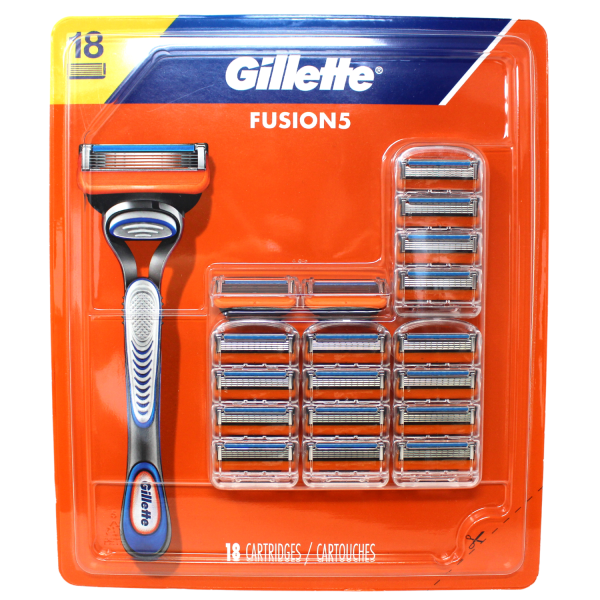 GILLETTE FUSION5 18CARTS/R ()
