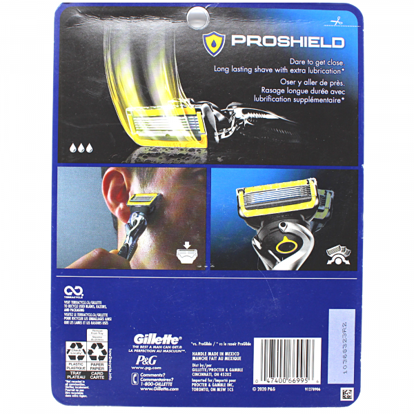 GILLETTE FUSION5 PROSHIELD 1RZR+5CARTS/3 ()