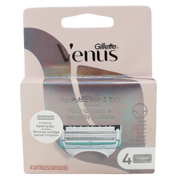 Gillette Venus For Public Hair 4carts/