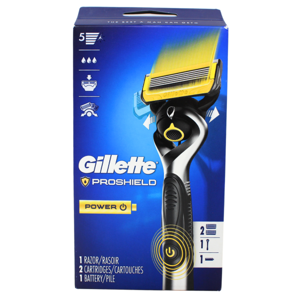 GILLETTE 5 PROSHIELD PWR 1RZR+3CARTS/6 ()