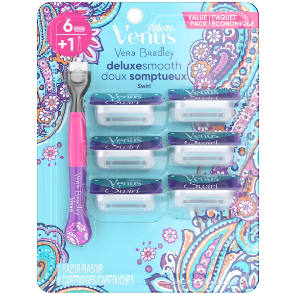 GILLETTE VENUS 1RZR+6CARTS DELUXE SMOOTH (B)/36 ()