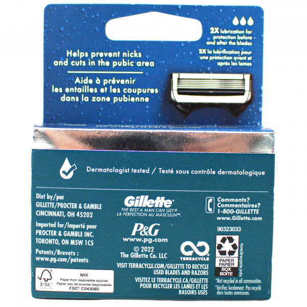 GILLETTE INTIMATE 4CARTS/R ()