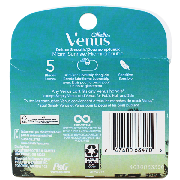 Gillette Venus Miami Sunrise 4cart/