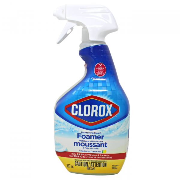 Clorox Spray 887ml Bleach Foamer Kills Mold&Mildew (B) /9