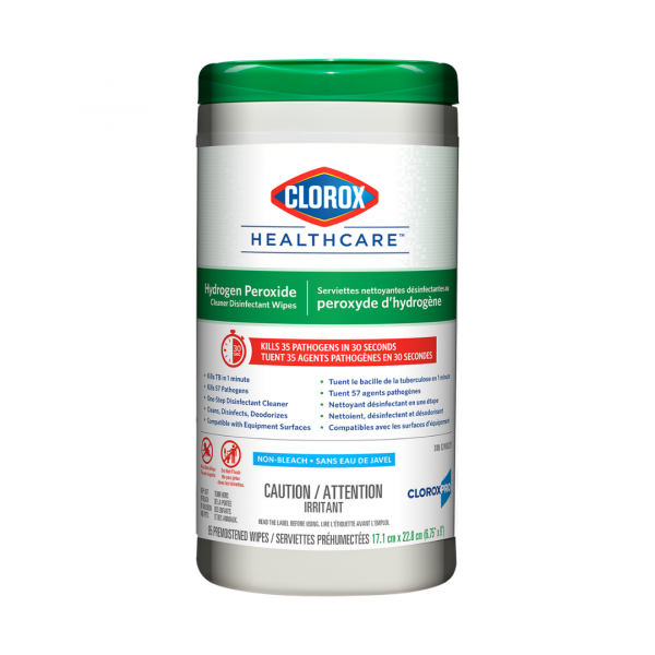 CLOROX 95CT DISINFECTING WIPES HYDROGEN PEROXIDE CLEANER (B)/R12 ()