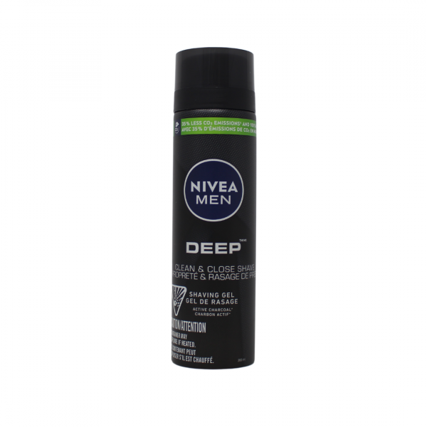 NIVEA SHAVE GEL 200ML DEEP(B)/12 ()