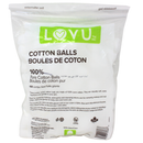 LOVU COTTON BALLS 100CT JUMBO (B) /48 ()